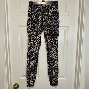 Lululemon Athletica Black and White Patterned Leggings